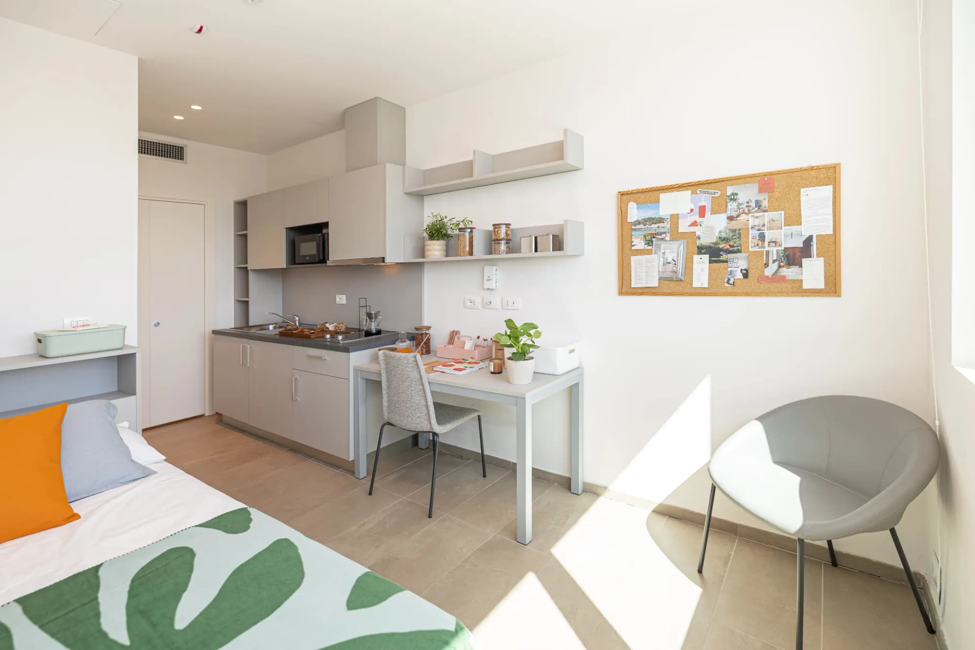 Monolocale Premium vista cortile a Florence 5